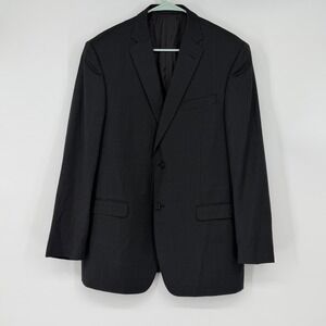 Z Zegna Drop 7 Wool 2 Button Suit Jacket Blazer IT 52 / US 42R Gray Luxury